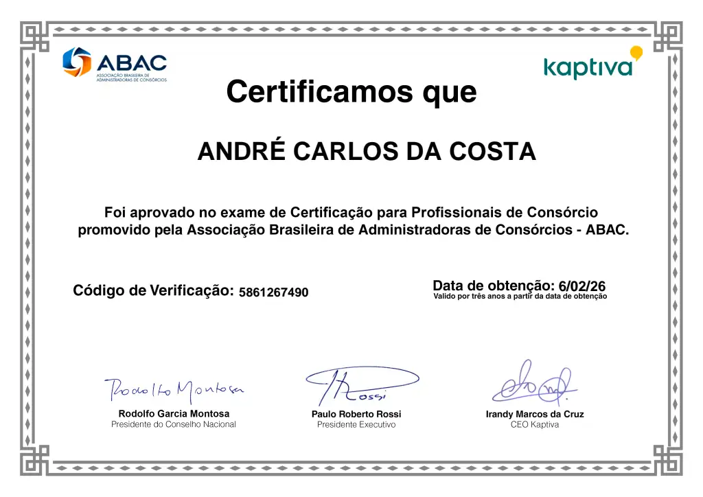 Certificado ABAC
